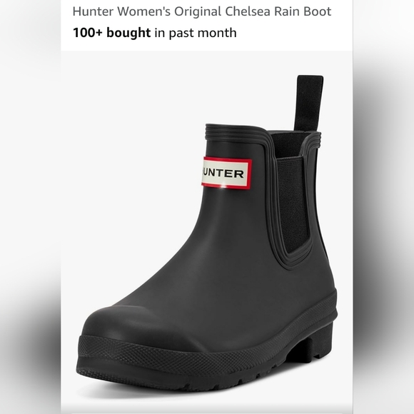 New Hunter Women's Original Chelsea Waterproof Rain Boots Navy Blue 8 - Picture 1 of 15